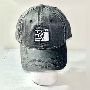 NWOT The Game Headwear Hat Men’s OS Charcoal Gray Twill Adjustable Strapback‎